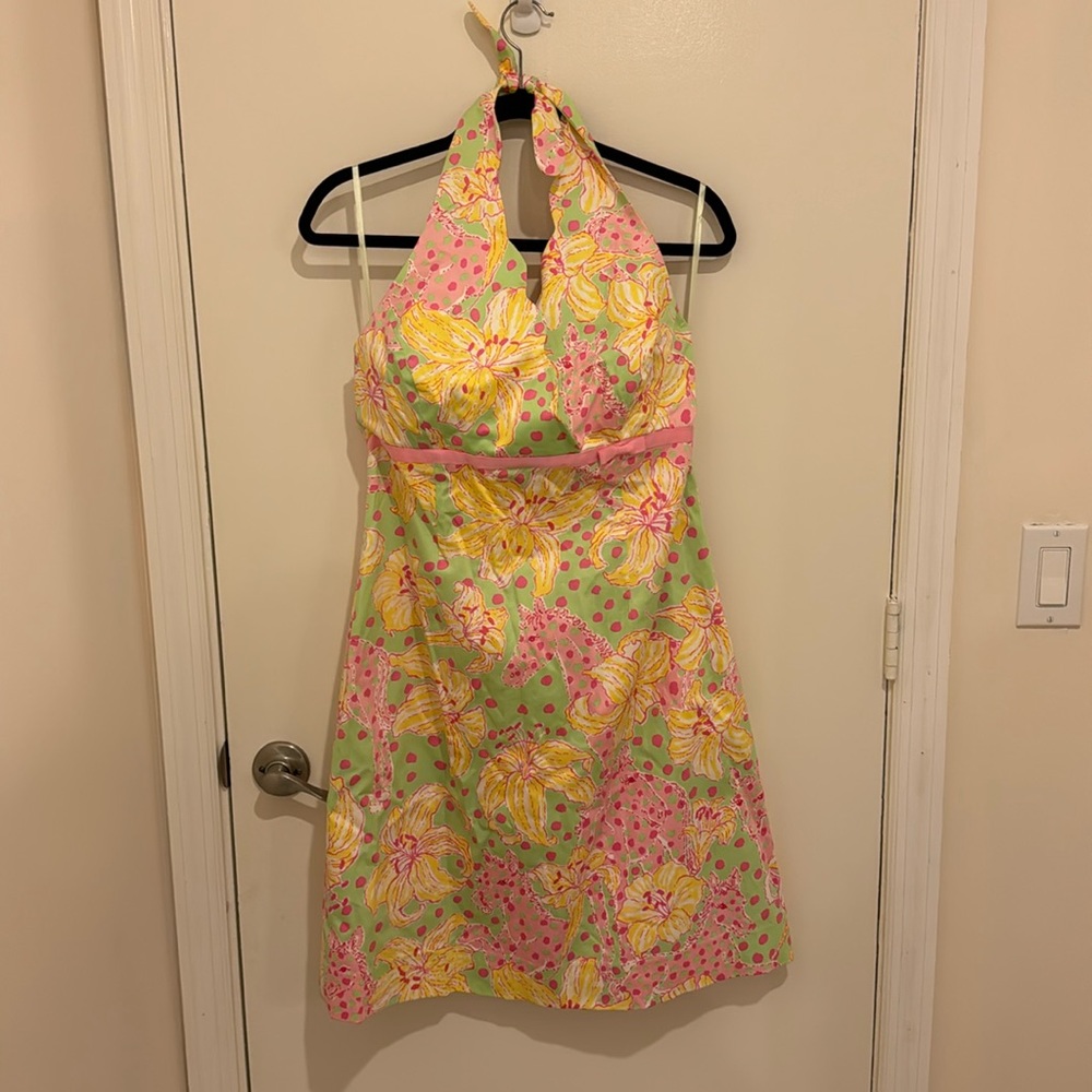 White Tag Lilly Pulitzer Halter Dreas